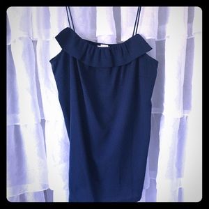 Navy and Yellow J. Crew Tank Tops